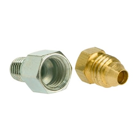 Lubrisource Tube Connector; 1/8 in. Tube Size to 1/4-28; M; Thread Size Stgt Type Fitting 66714
